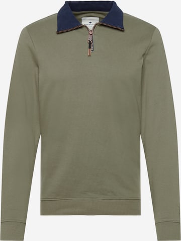 TOM TAILOR Sweatshirt in Grün: predná strana