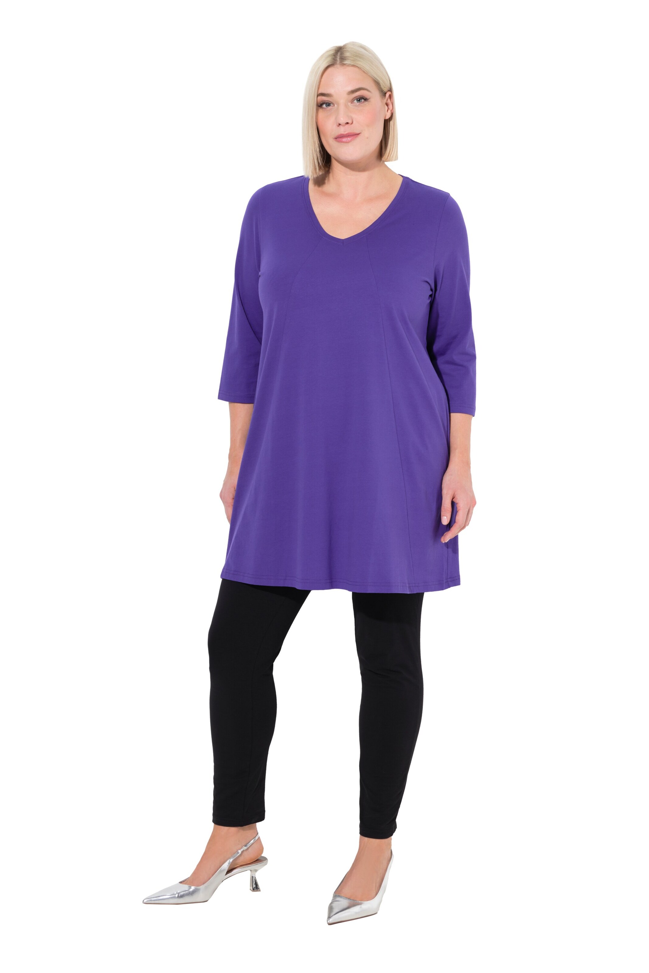 Ulla Popken Shirt in Purple: front