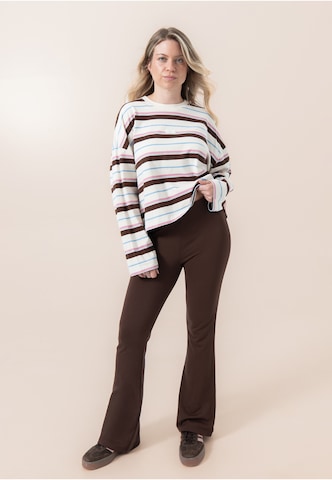 OH APRIL Bootcut Legginsy 'Tia' w kolorze brązowy: przód