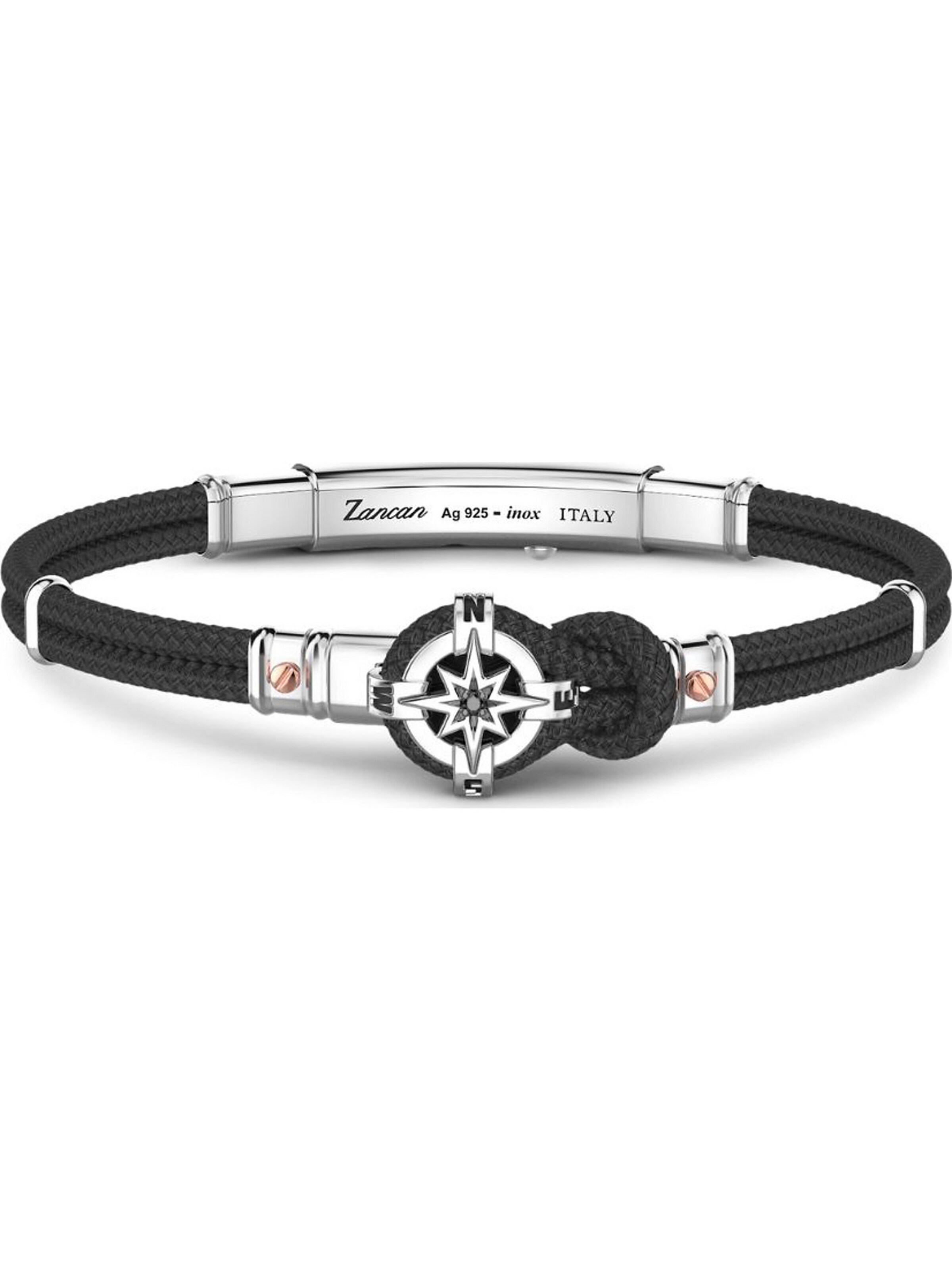 Zancan Bracelet in Black: front