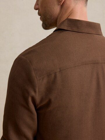 DAN FOX APPAREL Regular fit Ing 'Taha' - barna