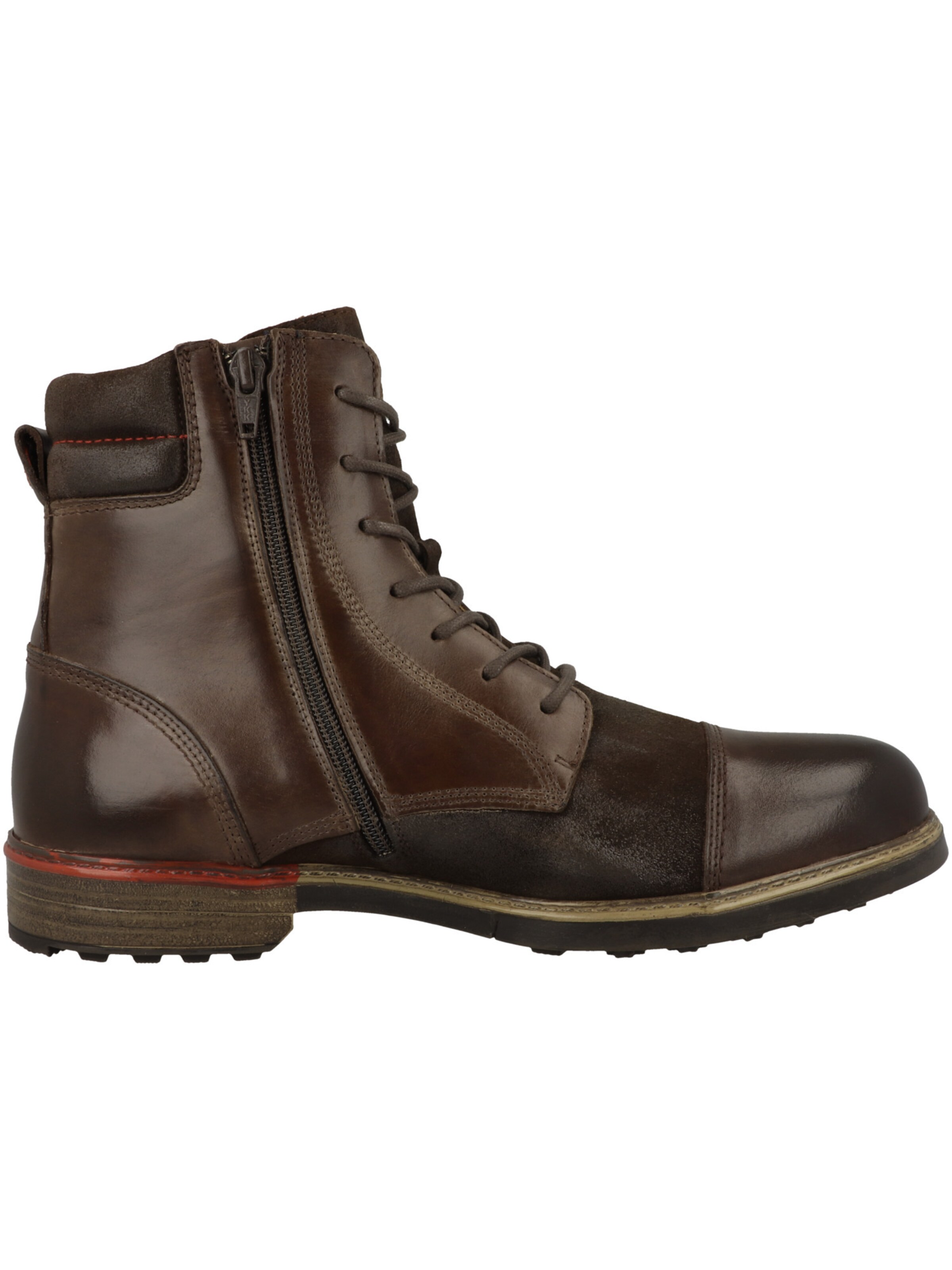 Bottines à lacets 'Iron 4' NOBRAND en marron