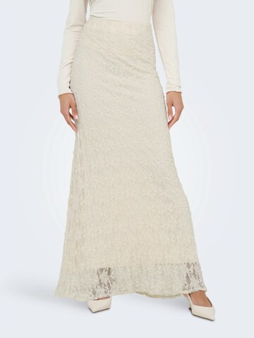 ONLY Rok 'ONLAlbina' in Beige: voorkant