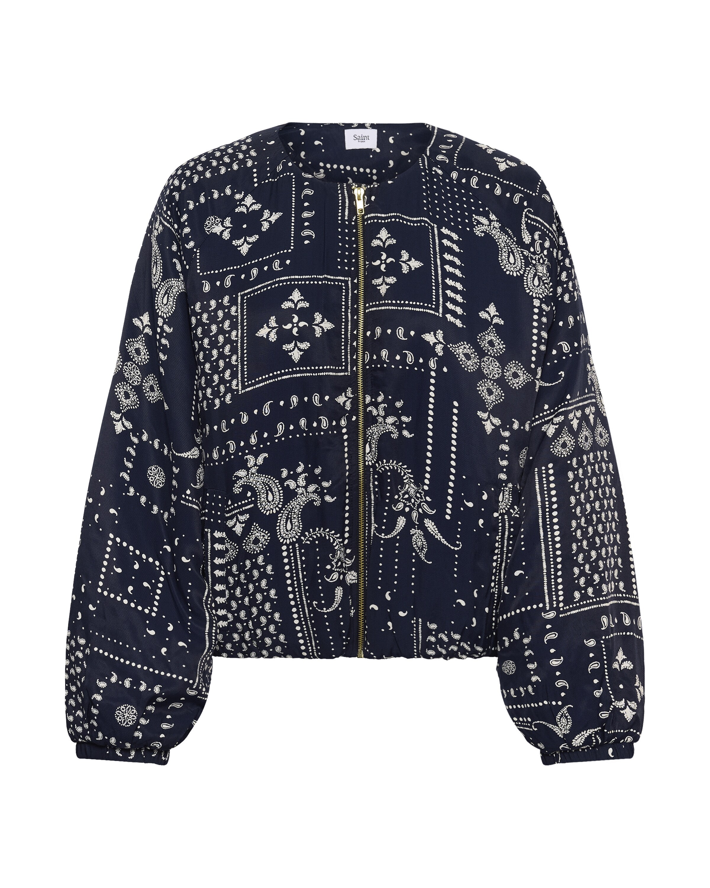 SAINT TROPEZ Jacke  'Stephanie' in Blau: Vorderseite