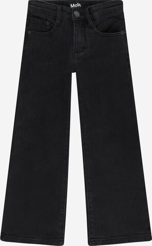 Molo Wide leg Jeans 'Asta' in Zwart: voorkant