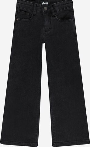 Molo Wide Leg Jeans 'Asta' i sort: forside