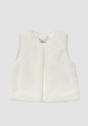 Gilet s.Oliver en blanc : devant