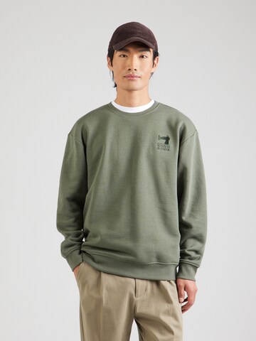 Bluză de molton de la SCOTCH & SODA pe verde: față