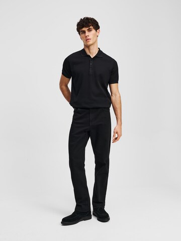 Karl Lagerfeld Tapered Jeans in Black: front