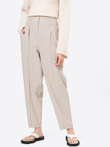 Loosefit Pantalon à plis 'Hailey' FIVEUNITS en beige : devant