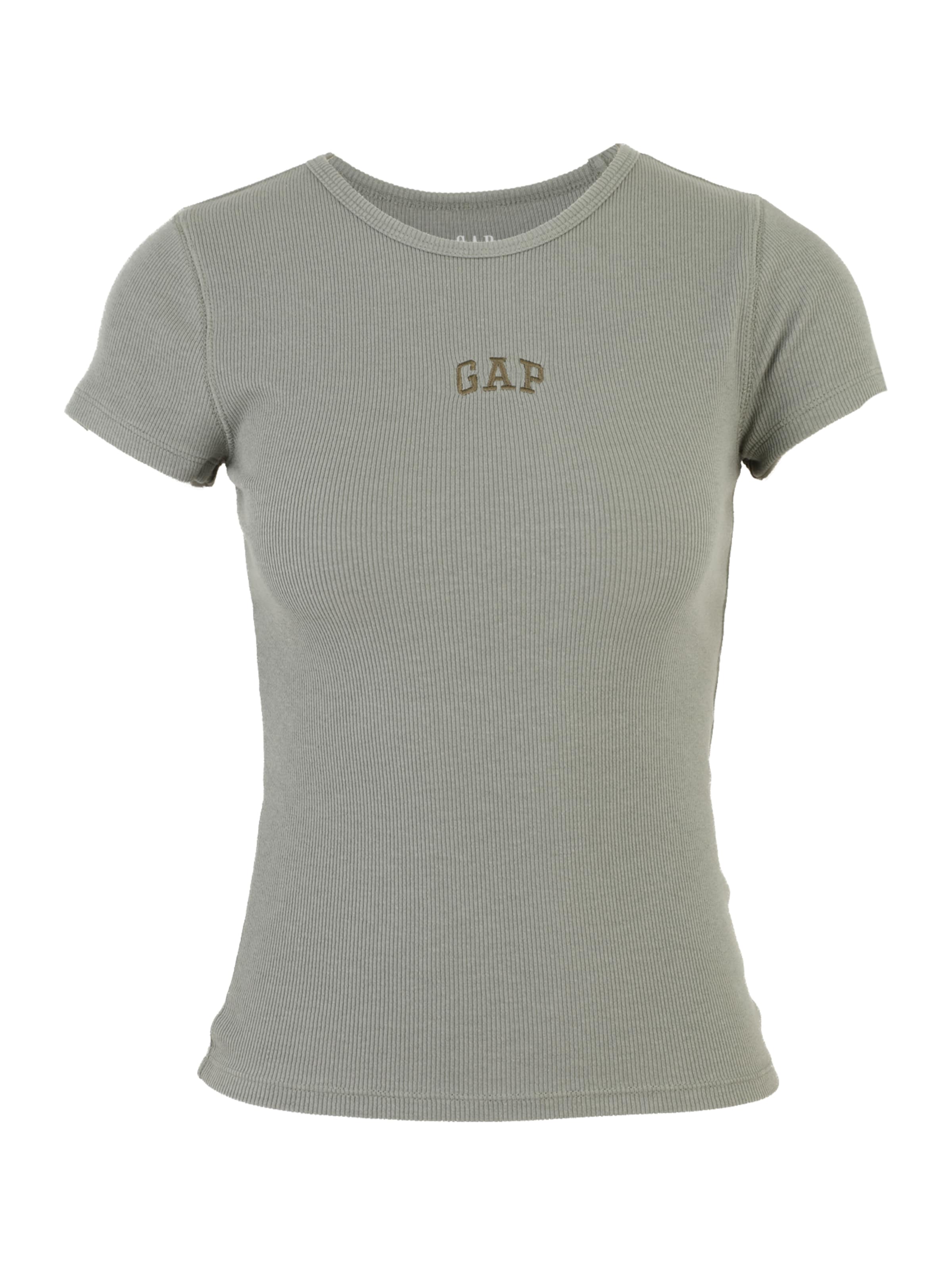 Gap Petite Shirt in Grey: front