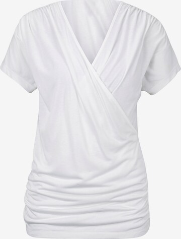 T-shirt heine en blanc : devant