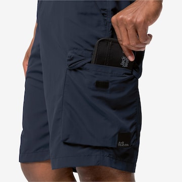 JACK WOLFSKIN Regular Outdoorshorts 'Kalahari' in Blau