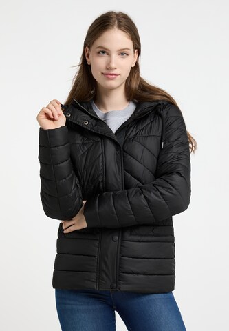 DreiMaster Klassik Winterjacke in Schwarz: predná strana