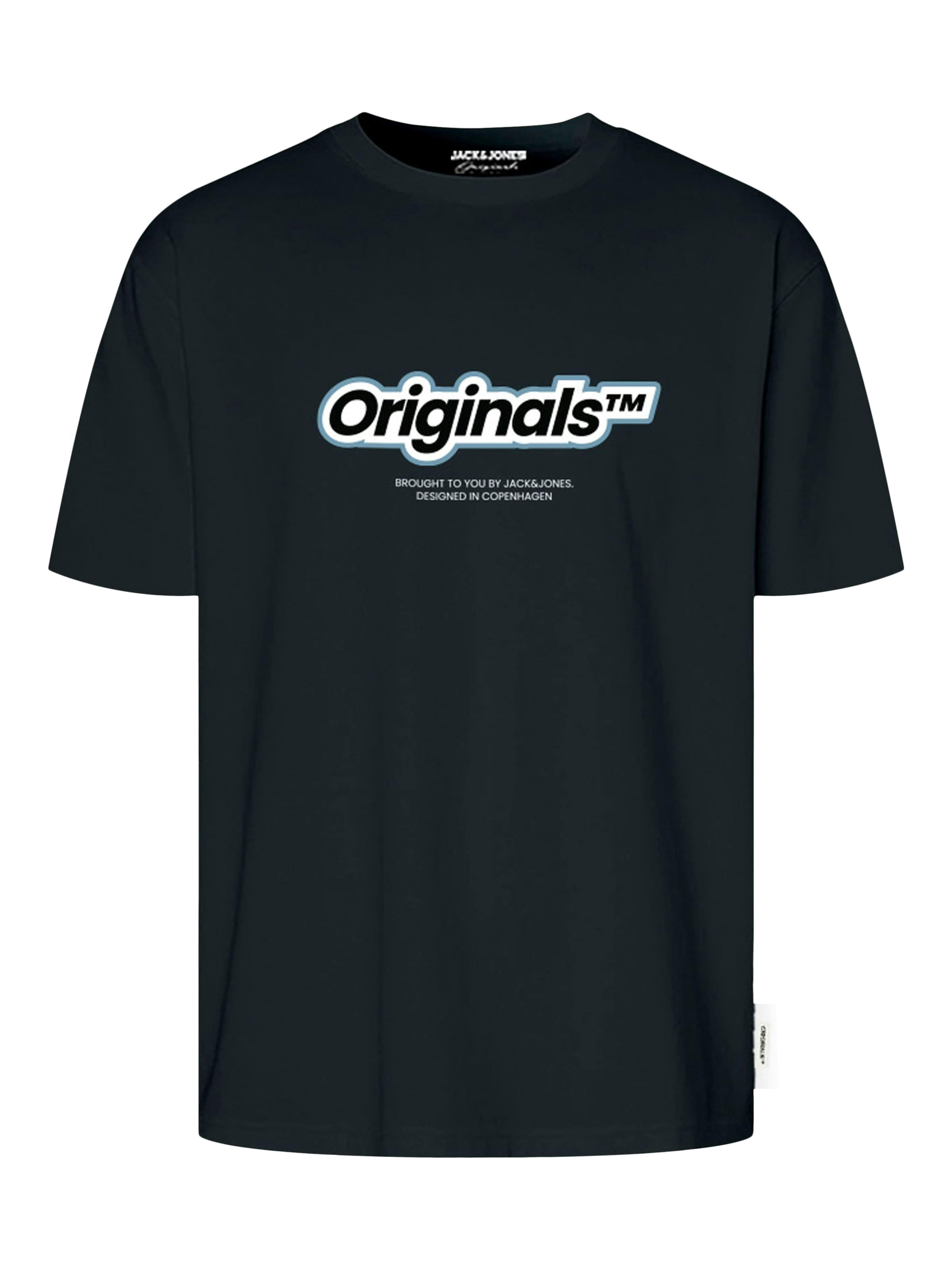 JACK & JONES Tričko 'JORVESTERBRO NEWTON' – modrá