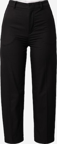 DRYKORN Regular Pleated Pants 'SERIOUS' in Black: front