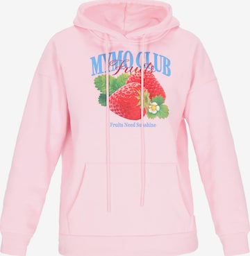 Sweat-shirt MYMO en rose : devant