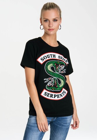 LOGOSHIRT T-Shirt 'South Side Serpents' in Mischfarben: predná strana