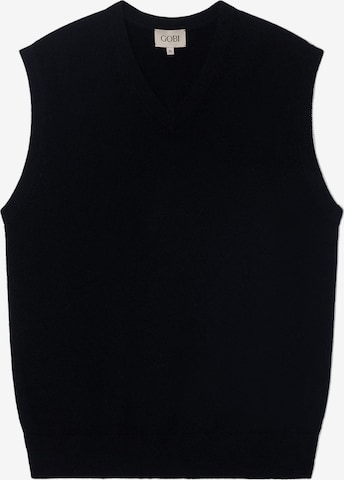 GOBI Cashmere Weste 'Men's Essential V-Neck Cashmere Vest' in Schwarz: Vorderseite