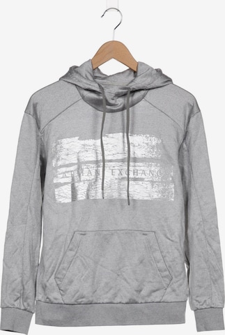 ARMANI EXCHANGE Kapuzenpullover S in Silber: Vorderseite