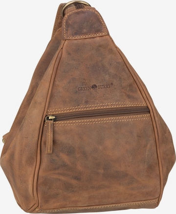 GREENBURRY Backpack ' Vintage 1717 ' in Brown: front