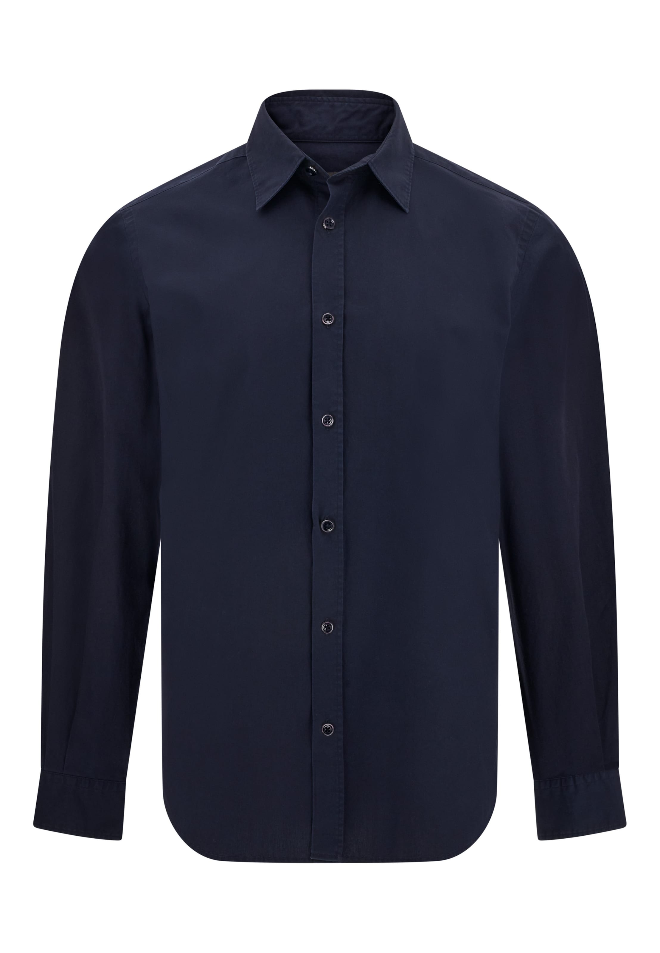 Boggi Milano Regular Fit Businesshemd in Blau: Vorderseite