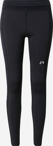 Newline Spodnie sportowe w kolorze czarny: przód