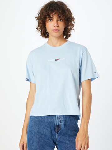 T-shirt TOMMY HILFIGER en bleu : devant
