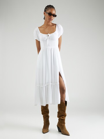 Robe 'SOFIA FRANCHIS' HOLLISTER en blanc : devant