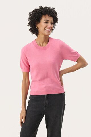 Pull-over 'Everlotta' Part Two en rose : devant