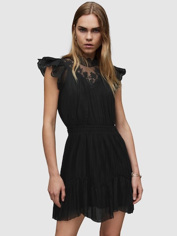 AllSaints Koktejlové šaty 'AZURA' – černá: přední strana