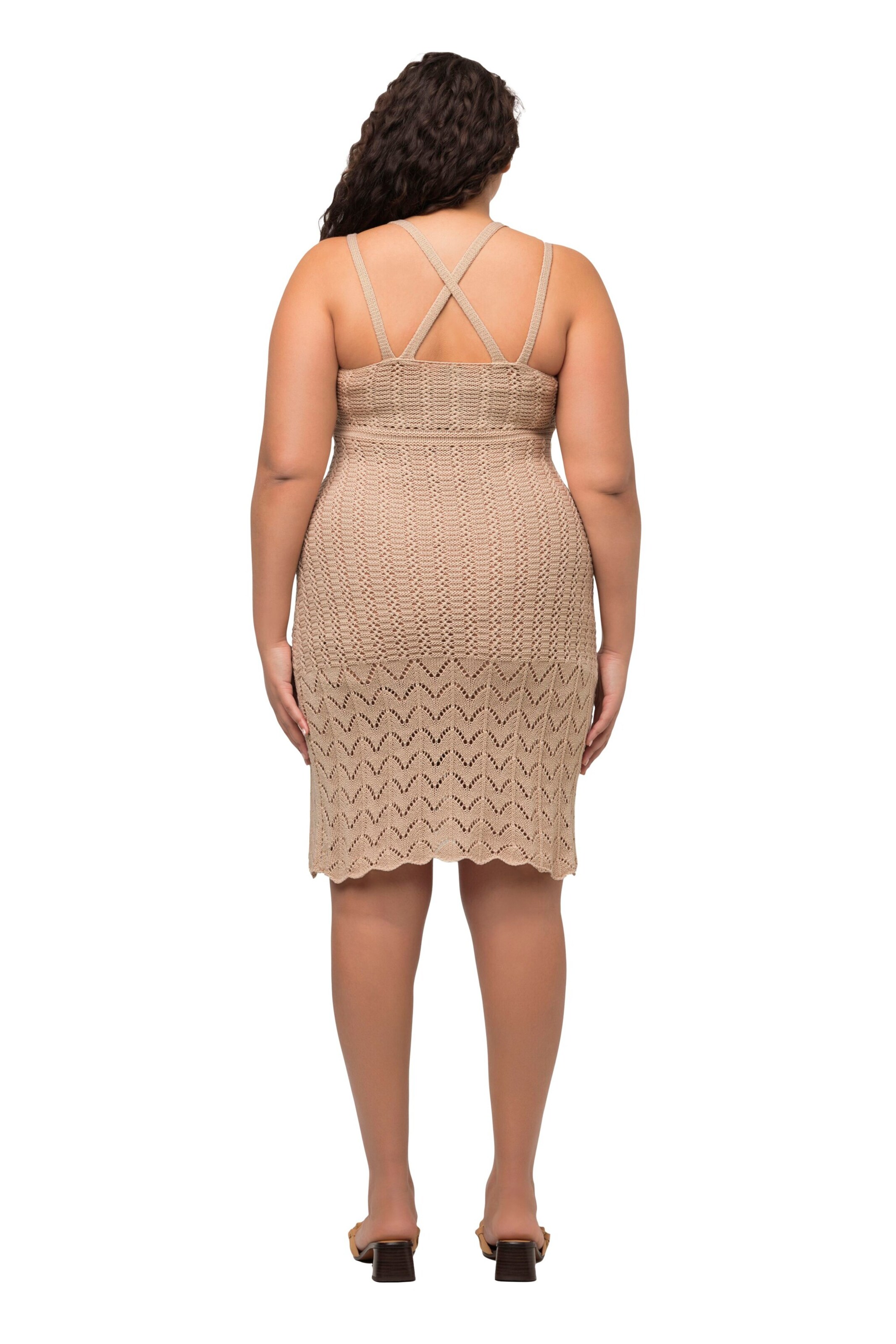 Ulla Popken Kleid in Beige