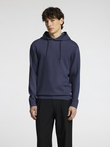 Sweat-shirt SELECTED en bleu : devant