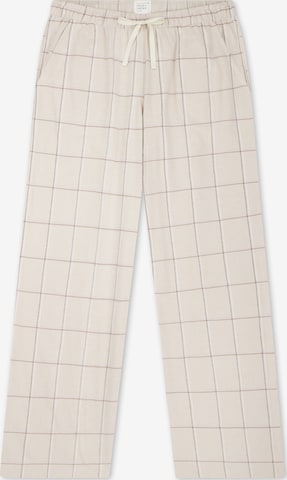 Pantalon de pyjama ' Mix Relax ' SCHIESSER en beige : devant