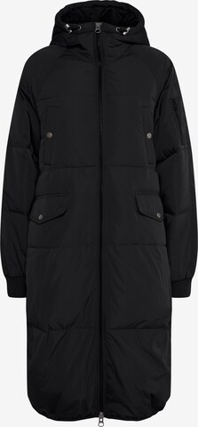ICHI Winter Coat 'BUNALA' in Black: front