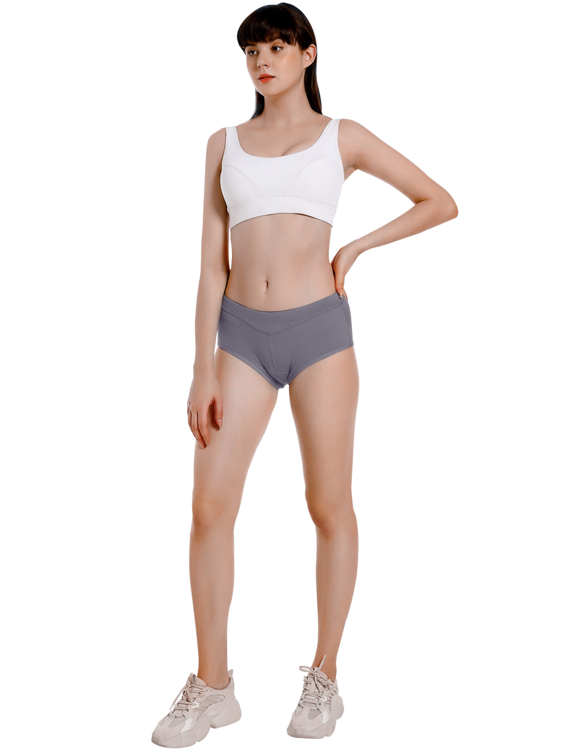 MEETWEE Sportunterhose 'Workout' in Grau