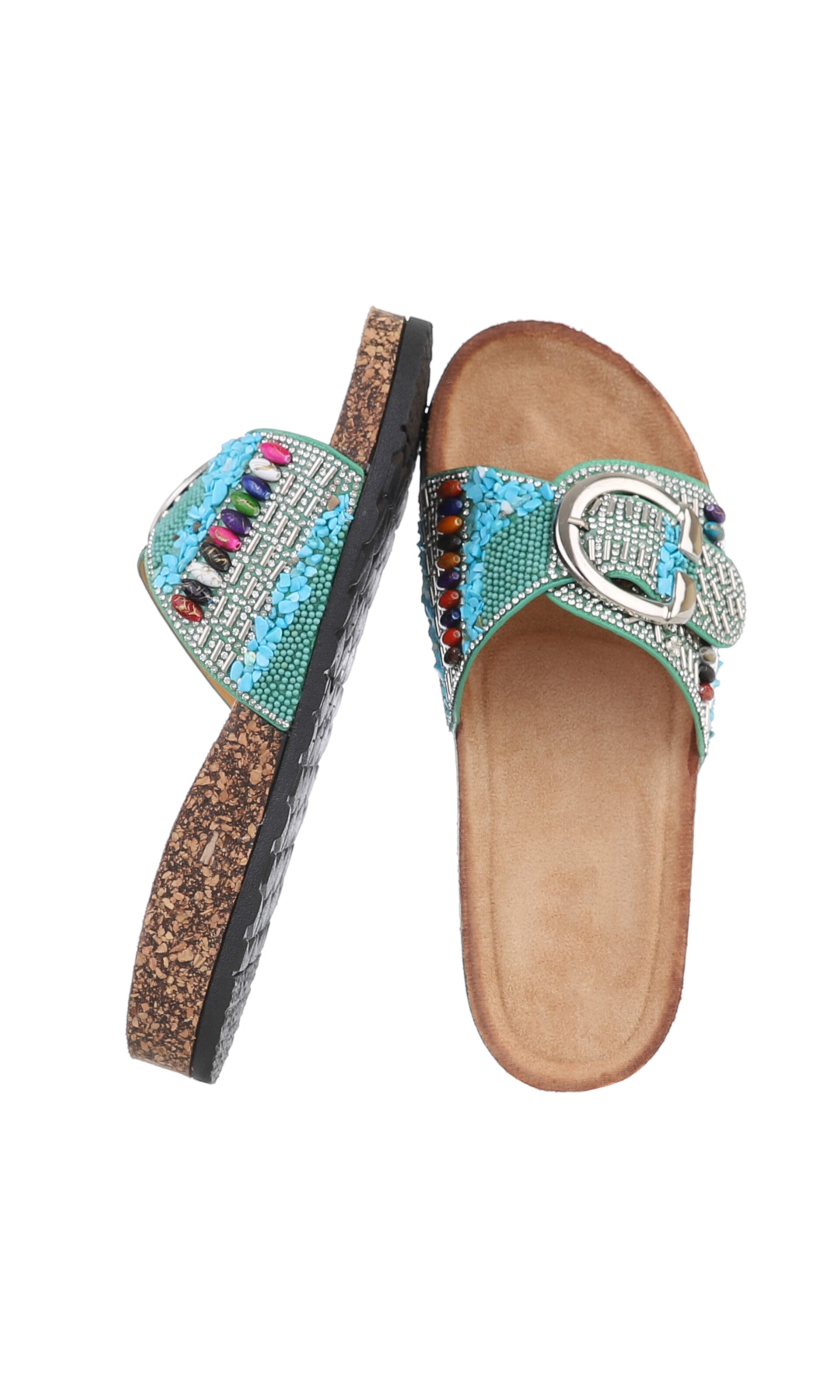 Ital-Design Mules in Green