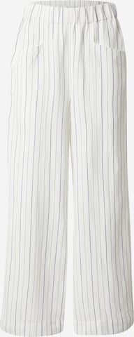 Madewell Wide leg Pants in White: front