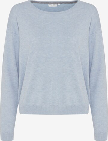 PULZ Jeans Sweater 'PZBOX' in Blue: front