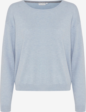Pull-over 'Box' PULZ Jeans en bleu : devant