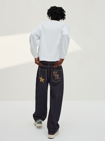 Bershka Baggy Jeans in Blau