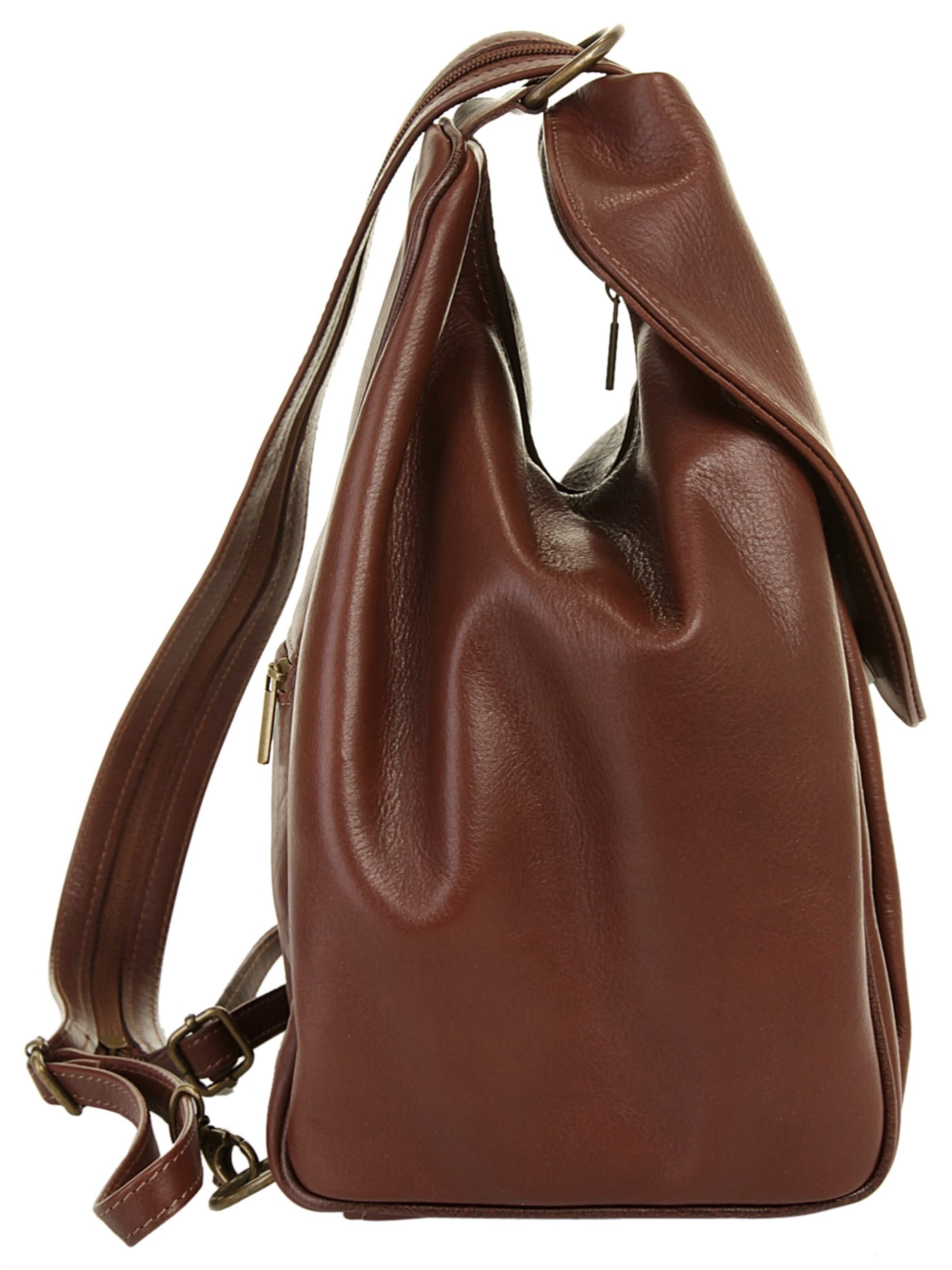 Sac à dos 'ANNA MARIA' piké en marron