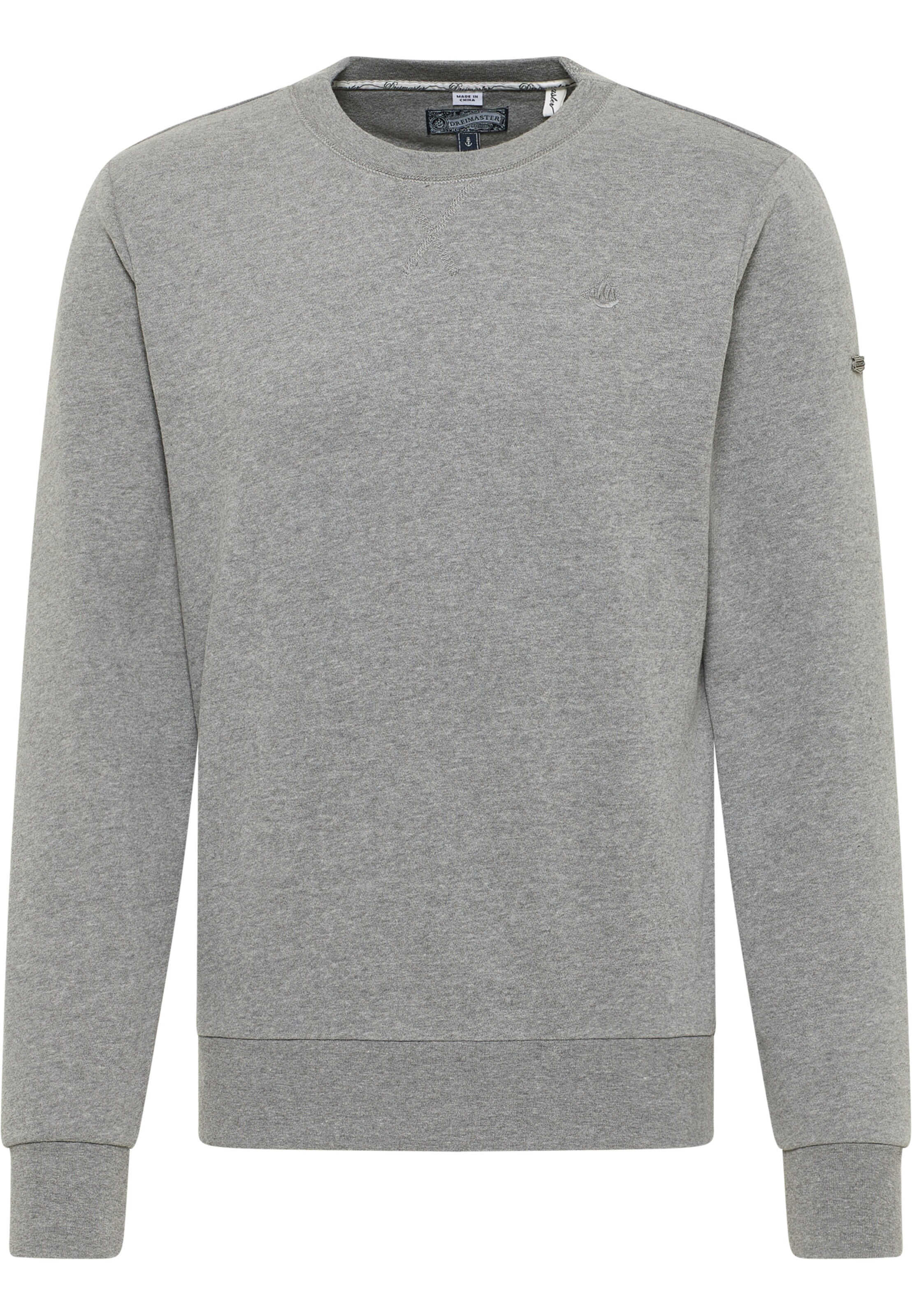 DreiMaster Vintage Μπλούζα φούτερ σε γκρι: μπροστά