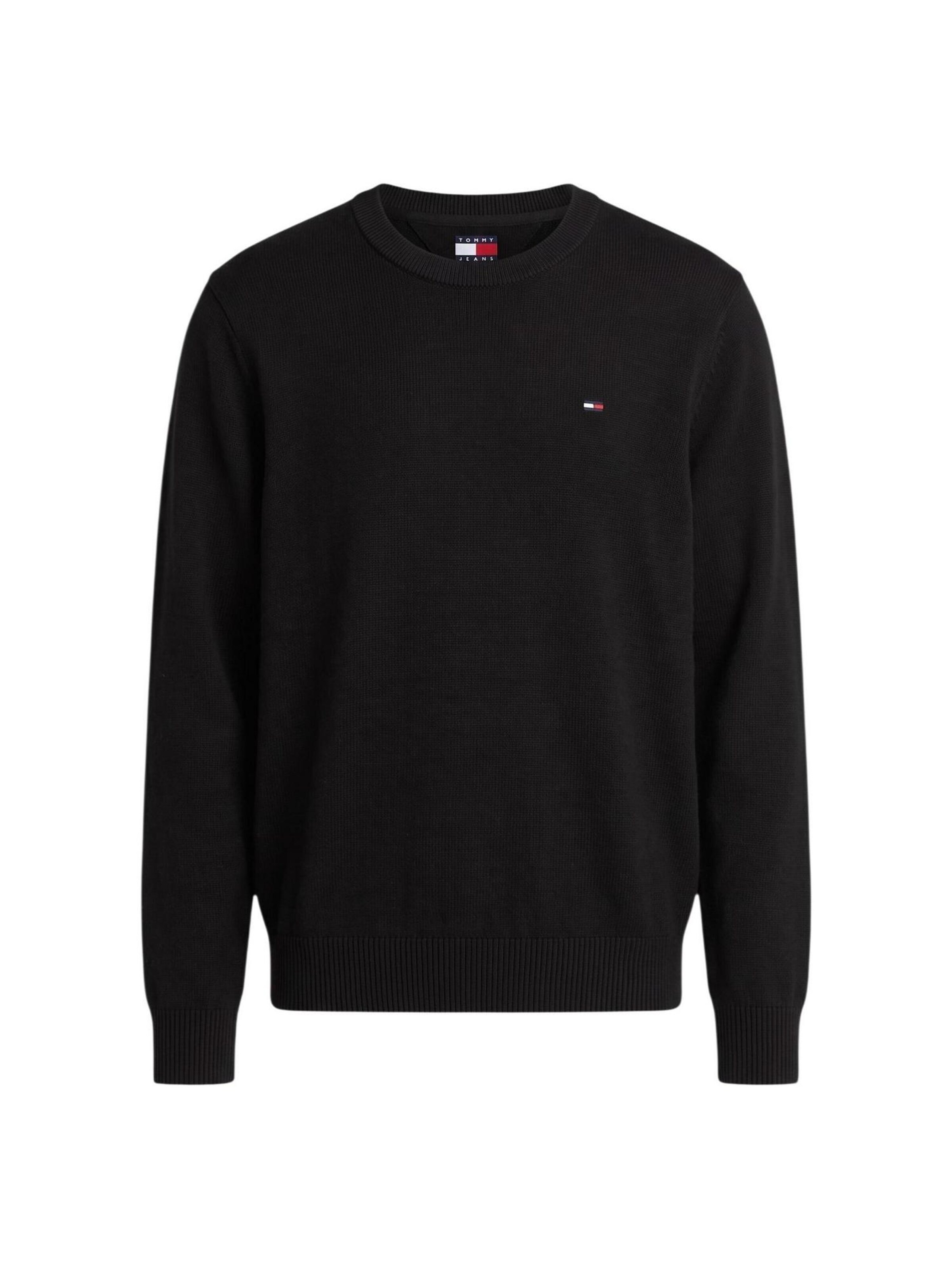 Pullover 'DM0DM22853' di Tommy Jeans in nero: frontale