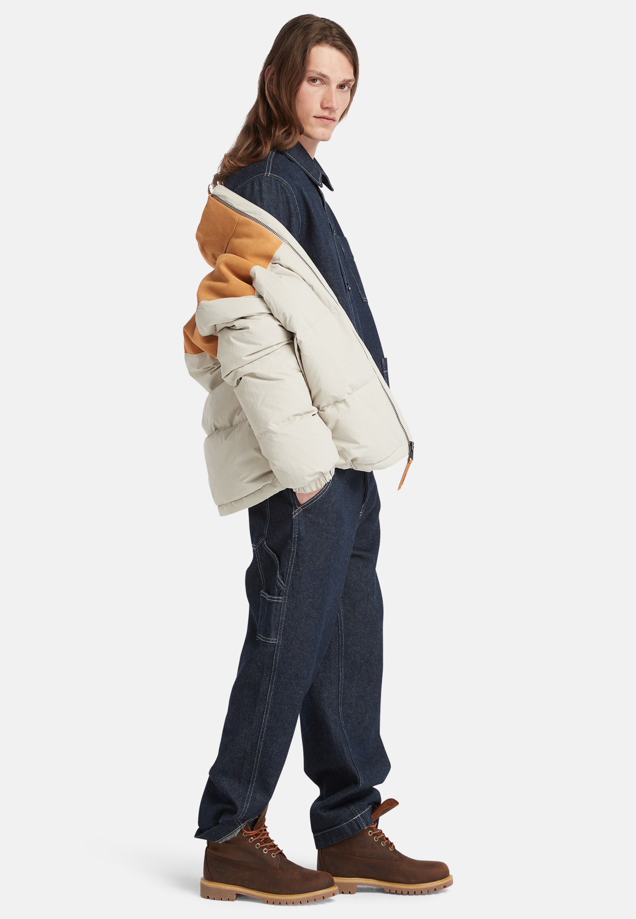 TIMBERLAND Winter Jacket in Light Beige ABOUT YOU