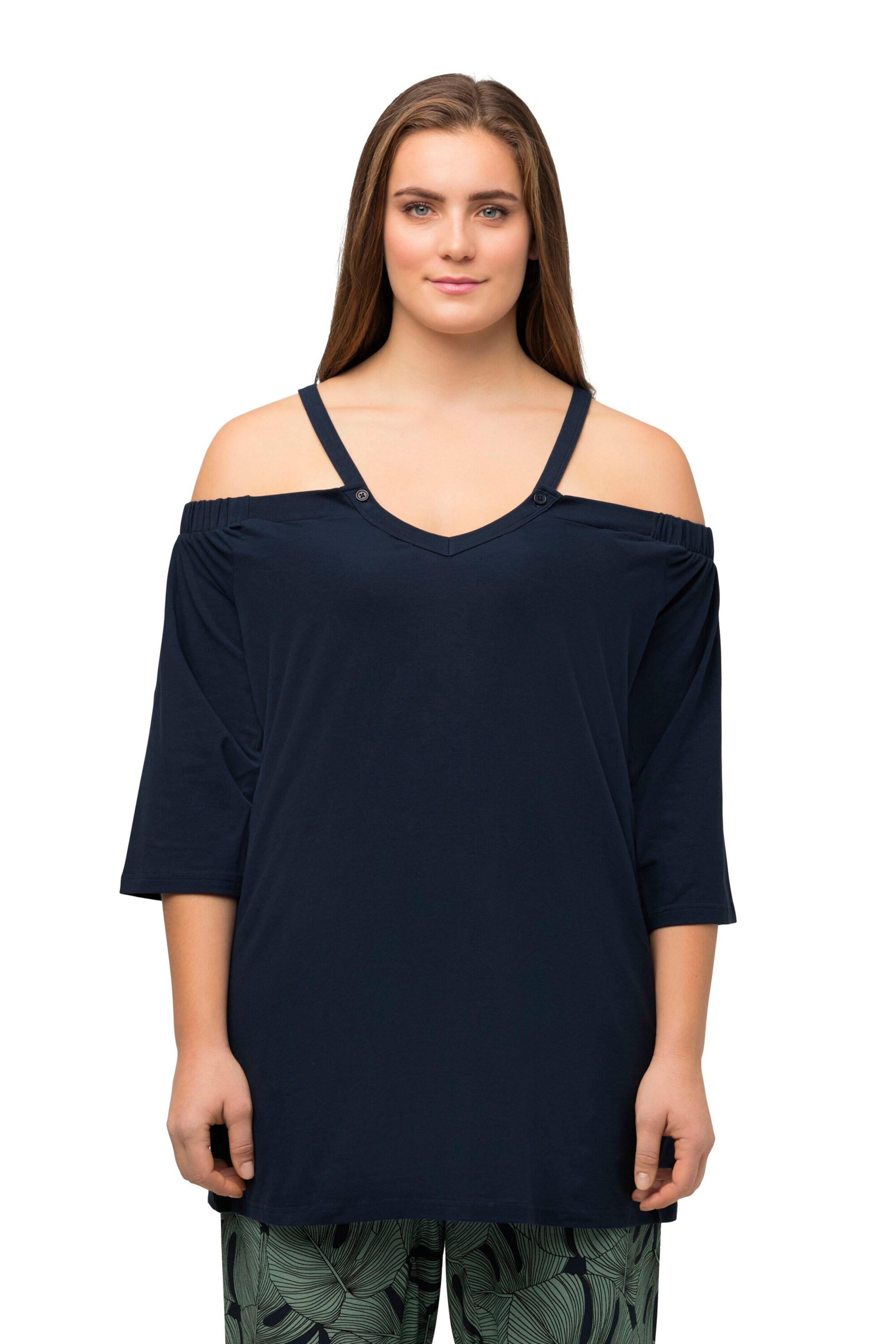 Ulla Popken Shirt in Blue: front
