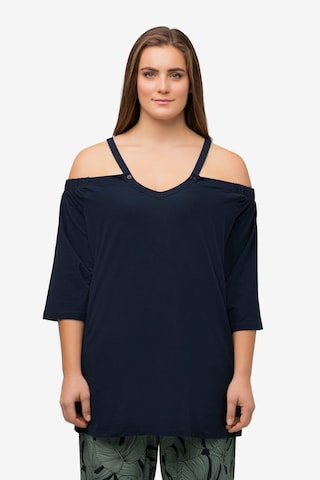 Ulla Popken Shirt in Blauw: voorkant