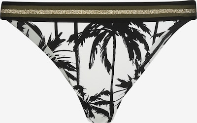 Marc & André Bikinihose in gold / khaki / schwarz / weiß, Produktansicht