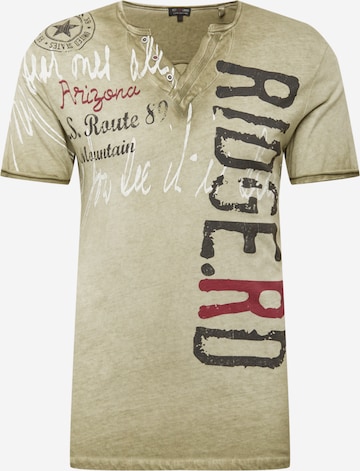 Key Largo Shirt 'RIDGE' in Grün: front