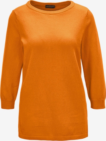 Goldner Pullover in Orange: Vorderseite
